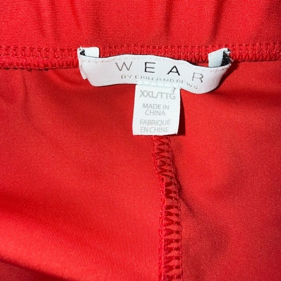 WEAR by Erin Andrews Red Kansas City Chiefs Stripe Skort XXL - Picture 6 of 12